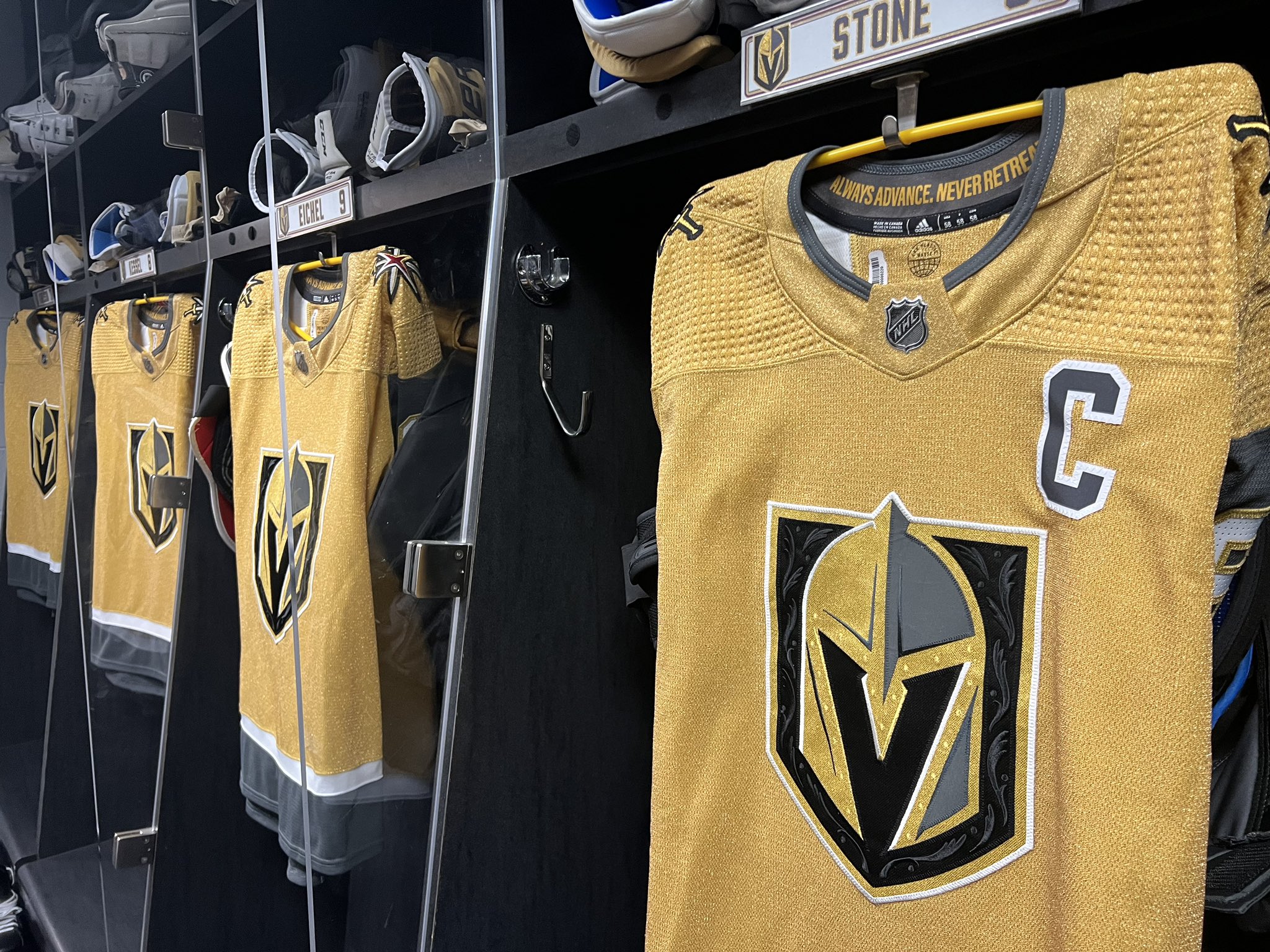 Vegas Golden Knights on X: Kicking off #TheGoldenAge in our gold