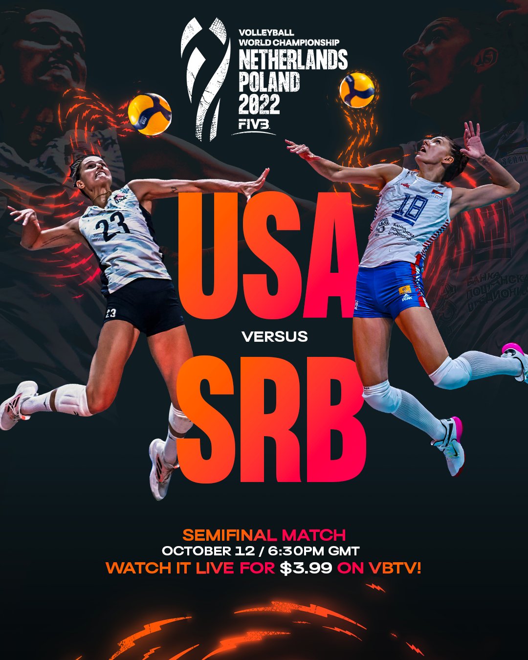 volleyball world championship 2022 watch live