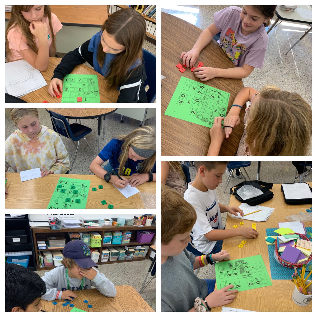 KingstonGRT's tweet photo. Showing off our mastery of number relationships and multiplication #5thgrademathematicians #awesomesauce @huisen7 @cherry_tara_4 @nikcklee https://t.co/MEBCNP5ygk