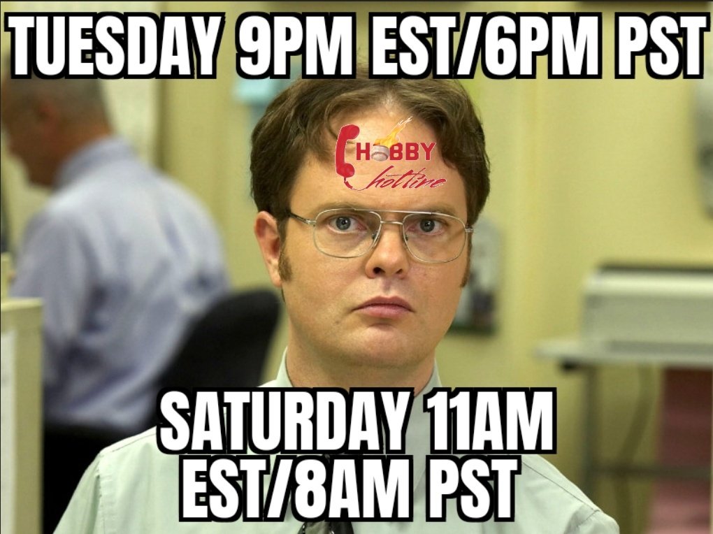 HobbyHotline's tweet photo. Tonight:
YouTube:
https://t.co/Ohtypl9dNA

Facebook:
https://t.co/xnq3Ic65un https://t.co/I9kxV8I3O3