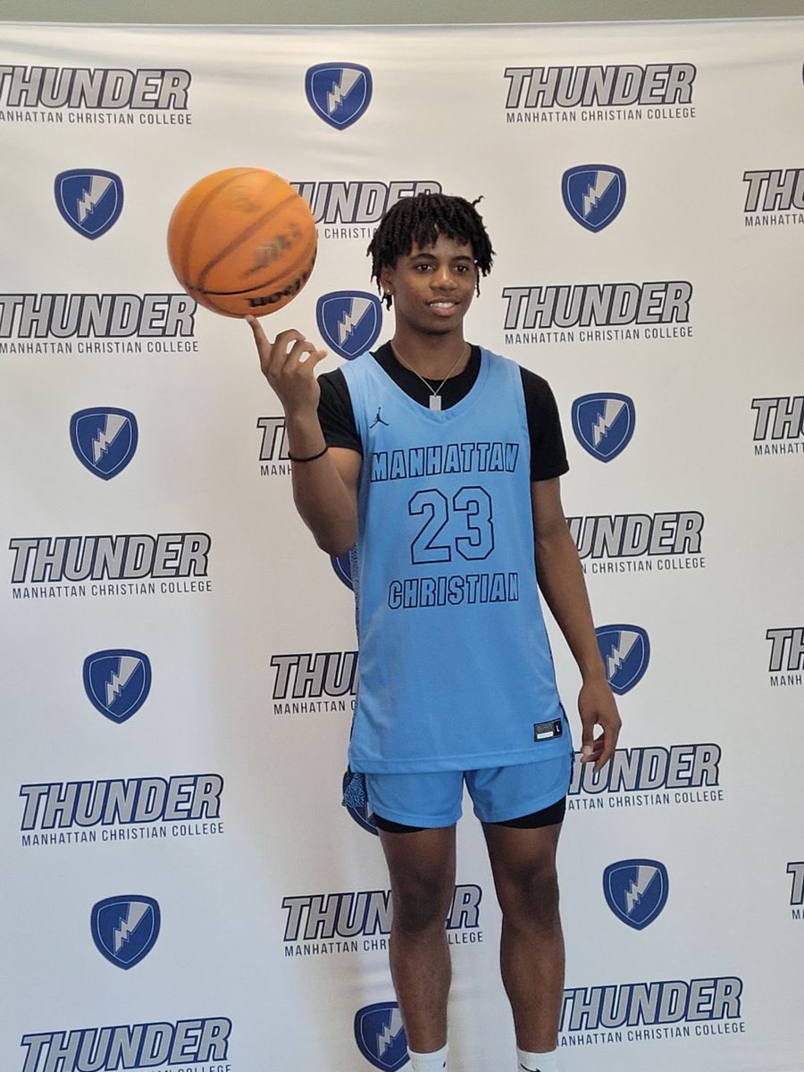 I am blessed to receive my first offer from <a href="/mccmbb/">Manhattan Christian College Men's Basketball</a> #GoThunder 🔵⚪️ Thank you coach <a href="/jordanstrom/">Jordan Strom</a> &amp; <a href="/jimmystheman22/">Jeffrey Butler</a>