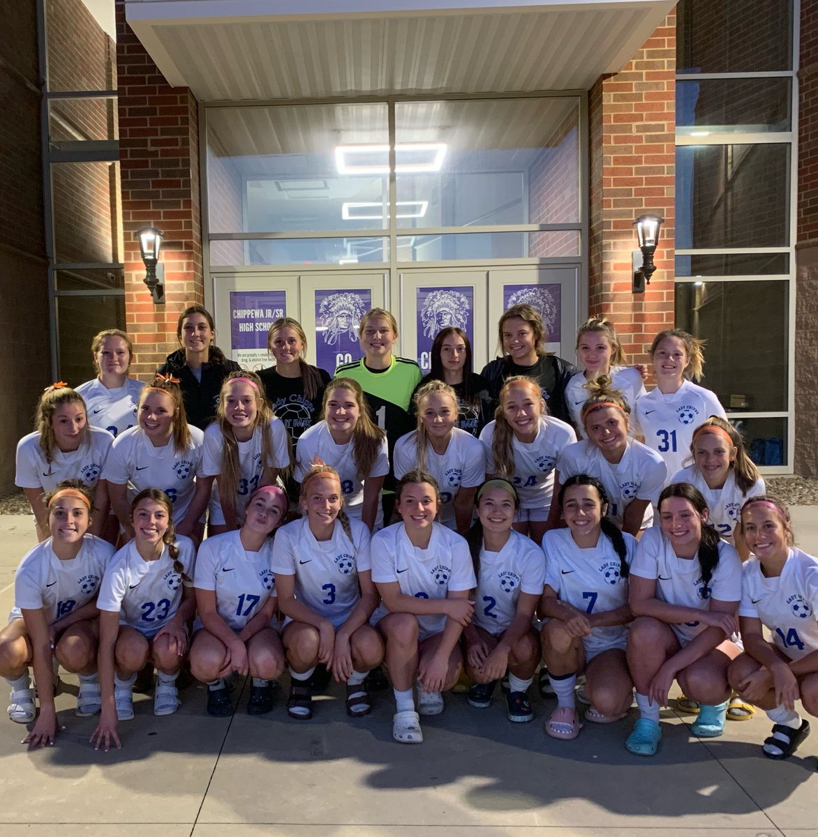 AbbyHenegar's tweet photo. You’re looking at the 2022 WCAL CHAMPS!!! #chippewasoccer https://t.co/RhqkONcQTU