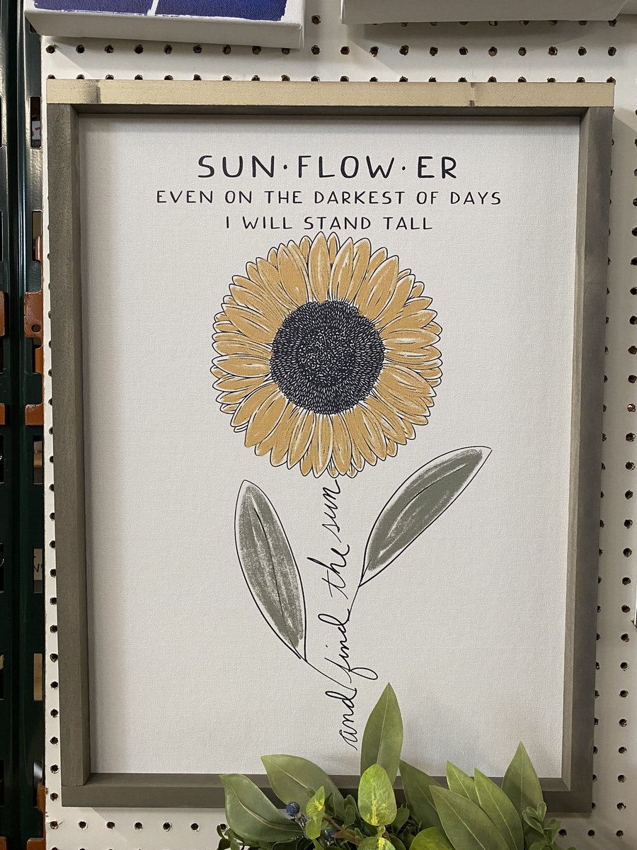 We get the best donated wall art for our clients! 🌻💙