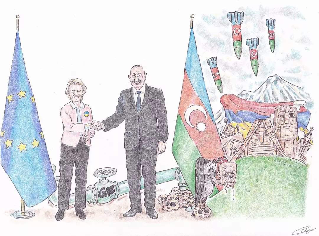 Tomasz Lech Buczek (@buczek_lech) on Twitter photo Someone sent me such a drawing.
<a href="/vonderleyen/">Ursula von der Leyen</a> <a href="/presidentaz/">Ilham Aliyev</a> 
#StopAzerbaijaniAggression 
#SaveArmenia
#AlievGuiltyOfWarCrimes Someone sent me such a drawing.
<a href="/vonderleyen/">Ursula von der Leyen</a> <a href="/presidentaz/">Ilham Aliyev</a> 
#StopAzerbaijaniAggression 
#SaveArmenia
#AlievGuiltyOfWarCrimes