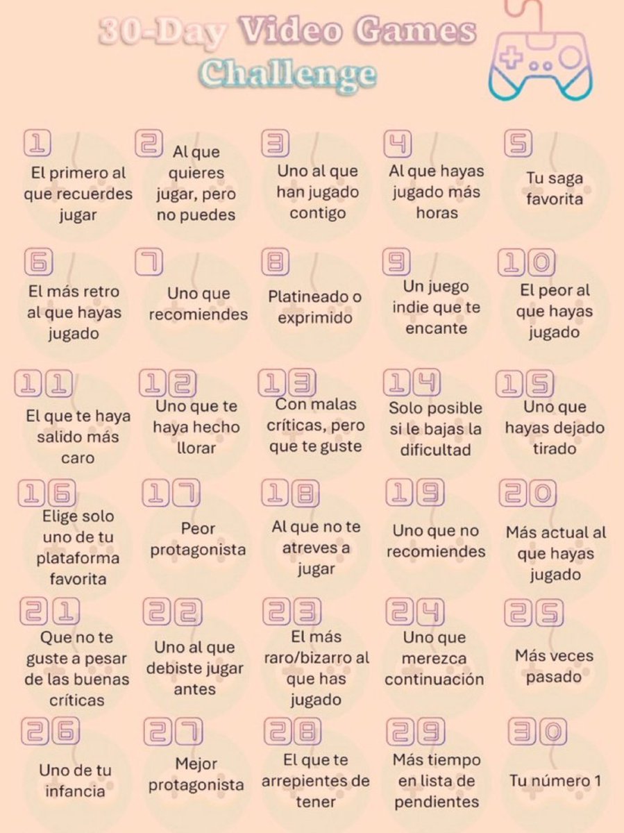 joshkungdl's tweet image. Le robé a @Eltraputo este challenge y se me hizo muy interesante asi que me dije &quot;porque no&quot; xD
#30daysvideogameChallenge

Espero poder terminarlo