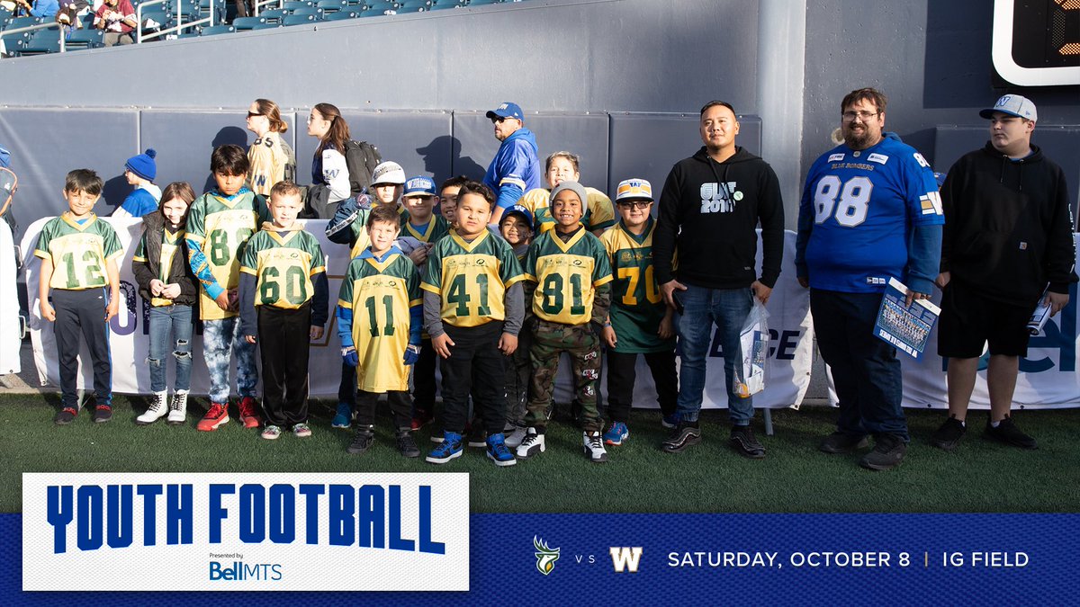 We’d like to say thank you to the <a href="/Wpg_BlueBombers/">Winnipeg Blue Bombers</a> for youth football night