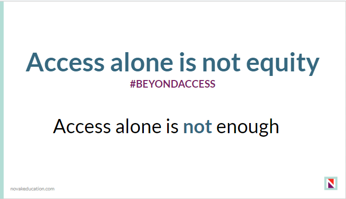 EscobedoGt's tweet image. 📒✅Learning about UDL and equity.
@NovakEducation @TriAssociation
#BEYONDACCESS