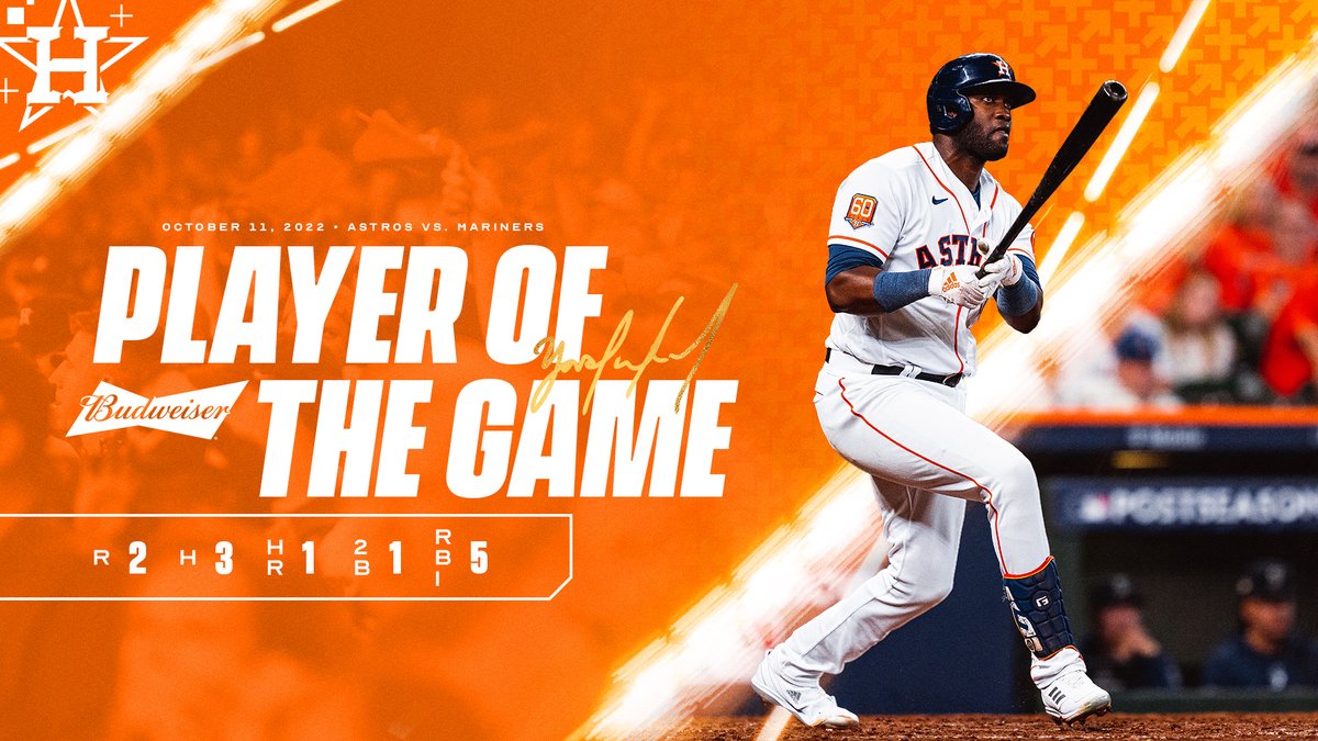 He really is him.

Today's <a href="/budweiserusa/">Budweiser</a> Player of the Game!

#LevelUp