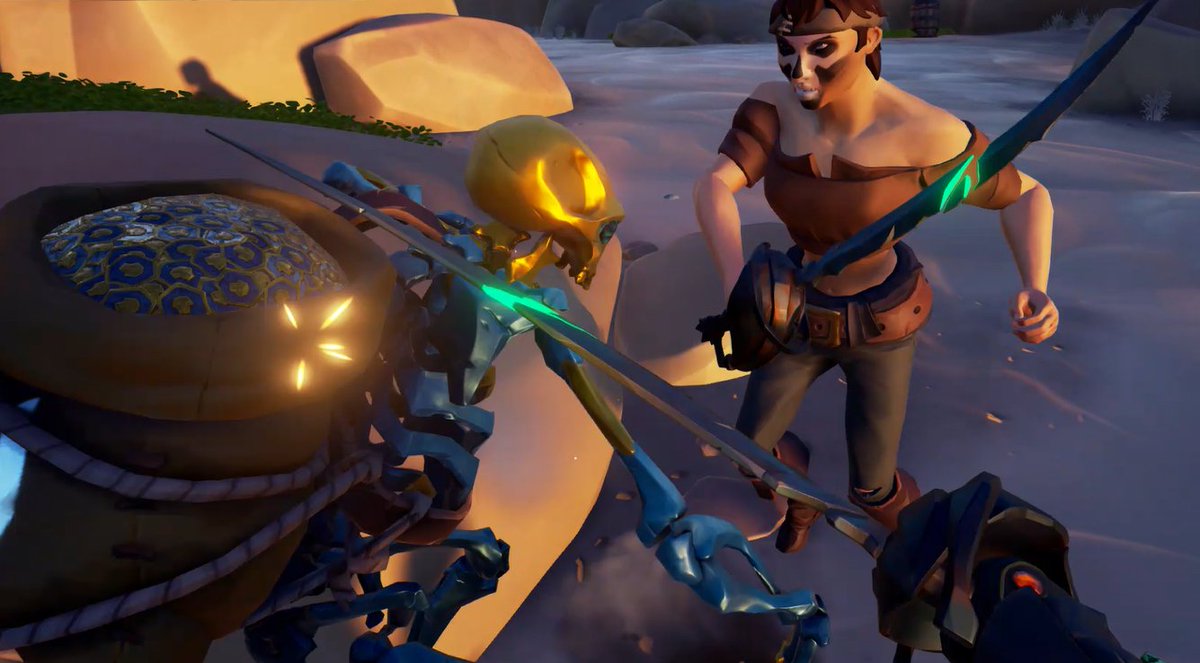 This is a stickup! Give us the coins and no one has to get hurt. 
#seaofthieves <a href="/seaofthieves/">Sea of Thieves</a> #sotshot
