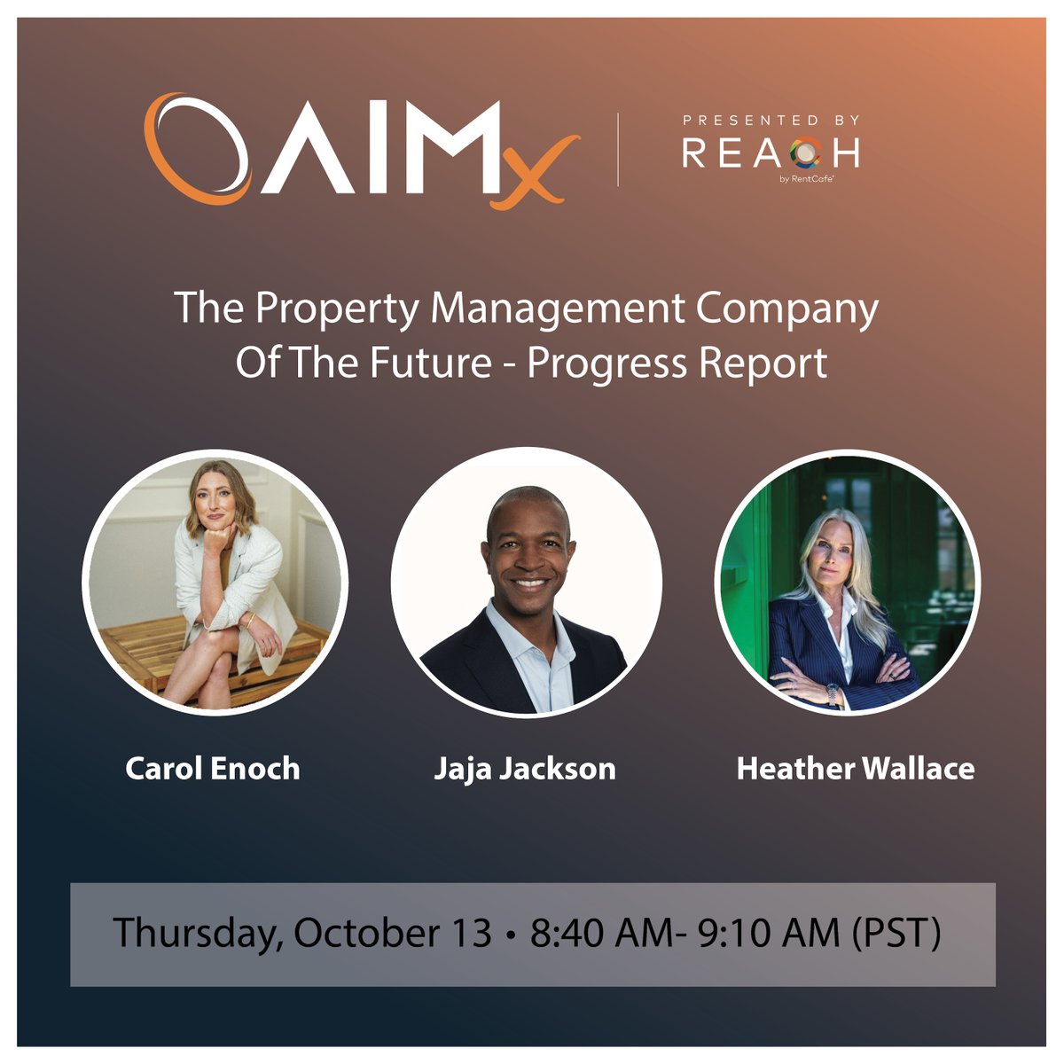 How do we continue to enhance our companies and position them for the clients, associates, and customers of the near-future? 

Join Heather Wallace, Jaja Jackson and Carol Enoch as they discuss The Property Management Company of The Future.

Register here: hubs.li/Q01pnBKb0