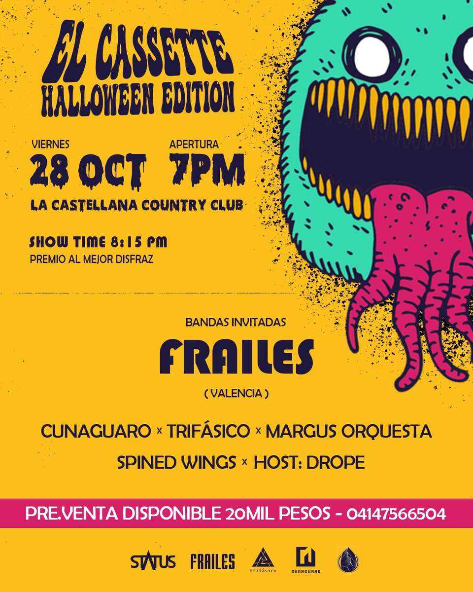Frailesoficial's tweet photo. Ahora vamos para #SanCristóbal nos vemos allá en halloween 🎃 https://t.co/aFDYWNOGMz