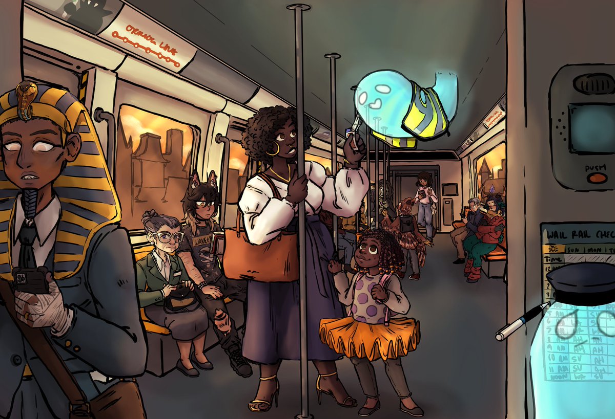 drawing_dax's tweet photo. It's #PortfolioDay! I'm Dax, a trans freelance character-centric illustrator and comic artist! I love drawing fantasy settings, cute animals, and queer characters 🏳️‍🌈

✨️ Character/Prop Artist
✨️ Comic Colorist
✨️ VisDev
✨️ Book Illustration https://t.co/xBV8NzsFxf
