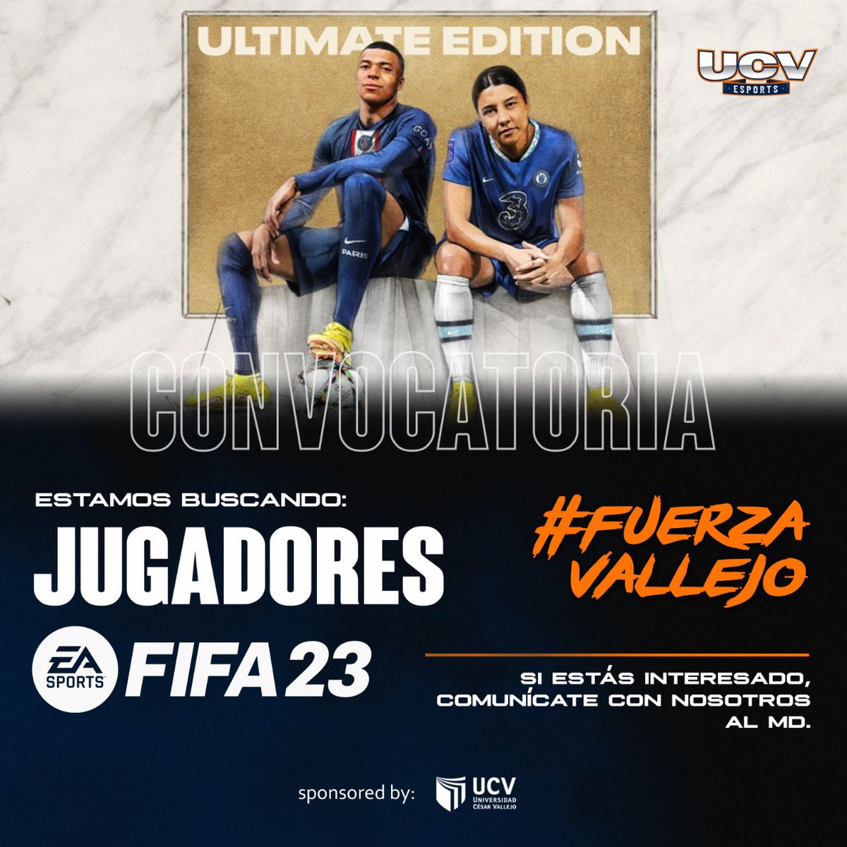 Abrimos las puertas para nuestro club 🔥🔥

Buscamos jugadores de Fifa 23, si estás interesado puedes escribirnos por privado. 

¡No te pierdas esta gran oportunidad!

#fifa23 #fuerzavallejo