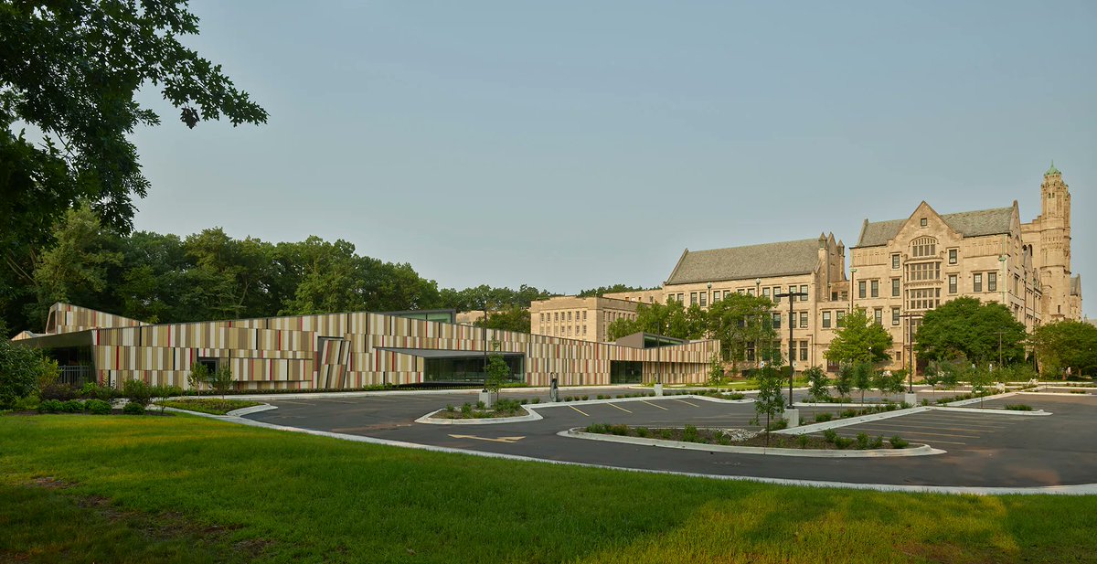 archinect's tweet image. Marlon Blackwell&apos;s Marygrove Early Education Center has been named the 2022 Dedalo Minosse International Prize winner 

arcnct.co/3T992cQ

#MarlonBlackwellArchitects #DetroitArchitecture @DedaloMinosse 📸 Timothy Hursley