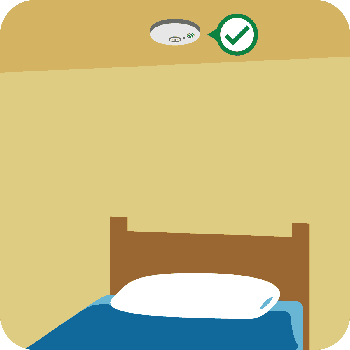 El_Centro_Fire's tweet photo. Smoke alarms should be installed inside every sleeping room, separate sleeping area, and on every level of your home. Smoke alarms should be interconnected so that when one sounds, they all sound. https://t.co/TNDOxWoEFz
