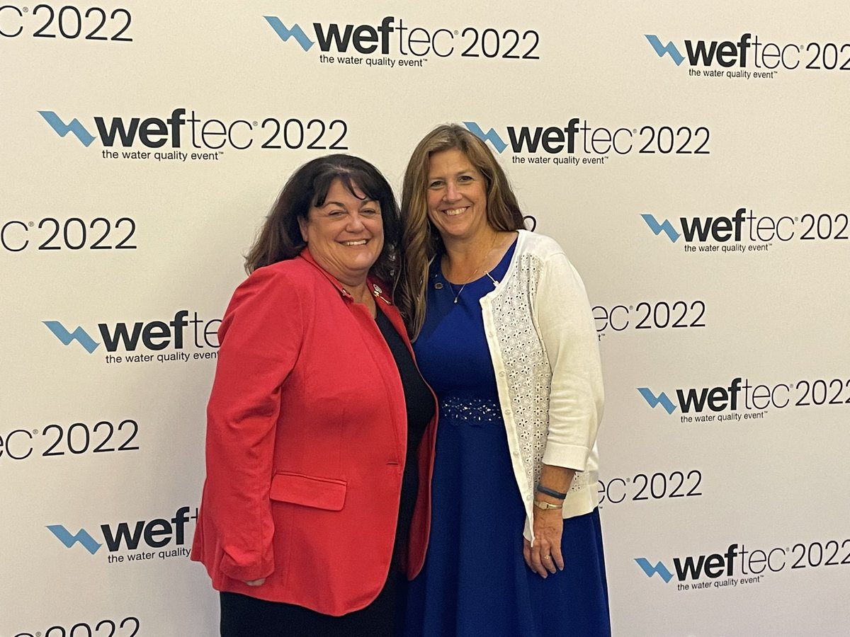 Ohio_WEA's tweet photo. Very proud of Ohio’s newest @WEForg’s newest fellows, Kim Furry @Kim7404 and Deb Houdeshell! Congrats! #WomenEmpowerment #wastewater #achievement #Ohiowins  #Awards #WEFTEC2022 https://t.co/0xea807KVG