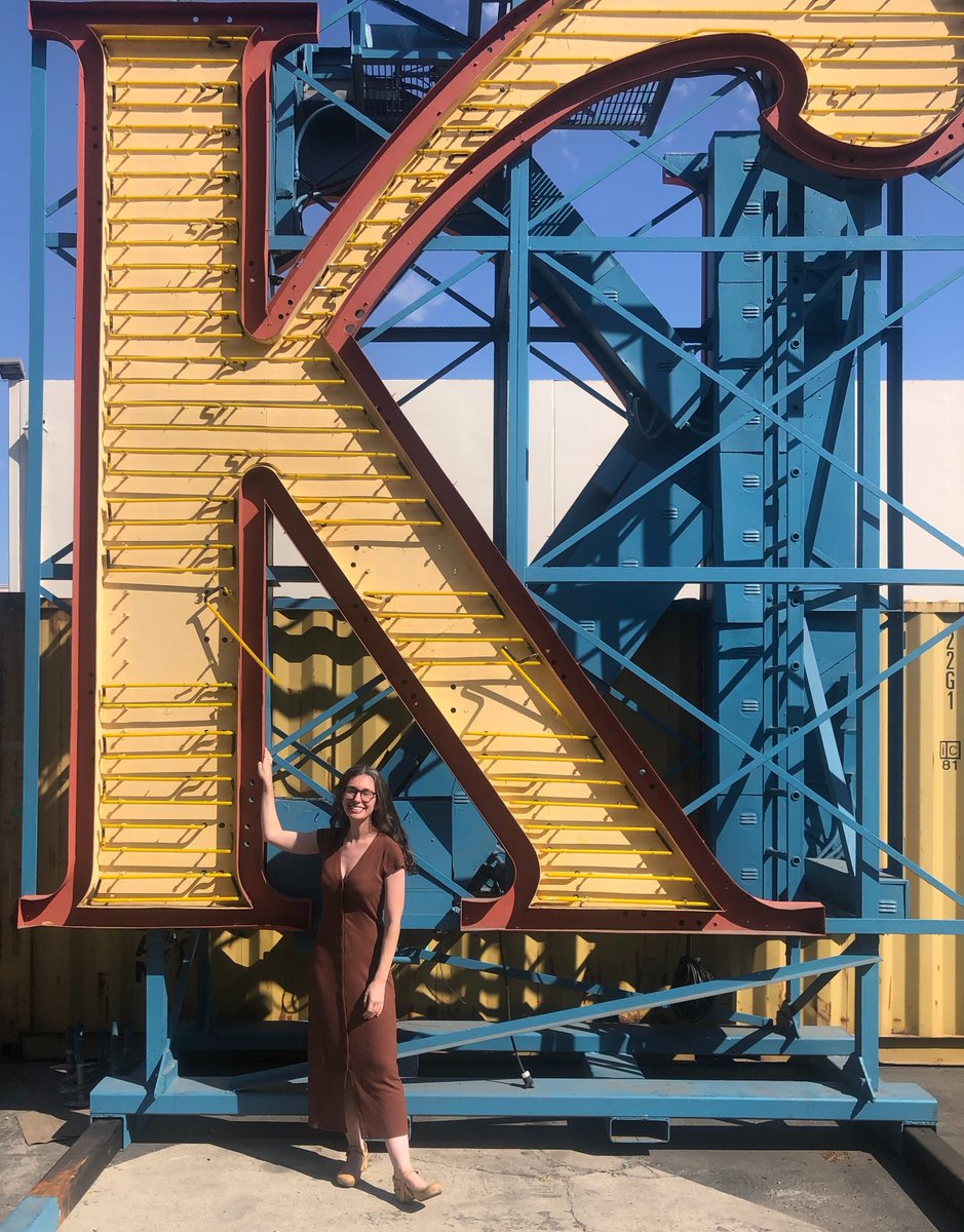MONA acquired a piece of theme park history yesterday. The 46 year-old neon K from Knott’s Berry Farm measures 20 feet tall, weighs 5,000 pounds and is the tallest neon sign to enter MONA’s collection to date.  The sign sat high atop the Sky Jump parachute ride.