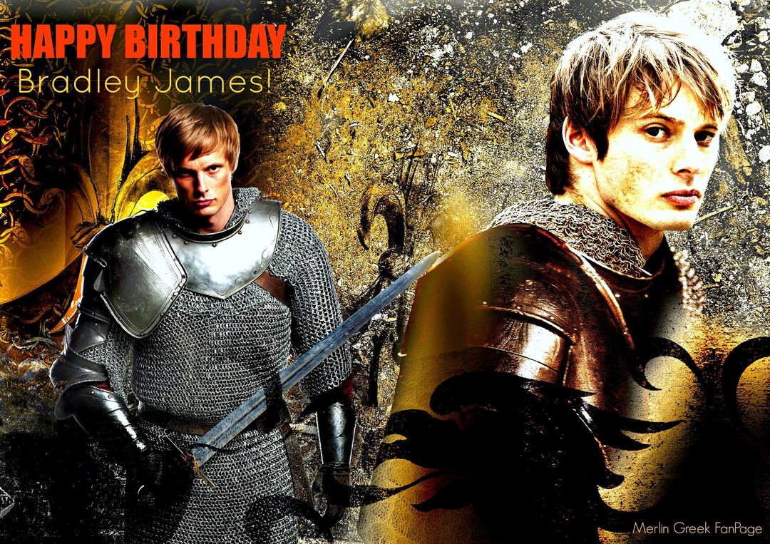 MerlinGreekFanP's tweet image. Happy Birthday @BradleyJames ! 🥳💙🎂 #HappyBirthdayBradleyJames