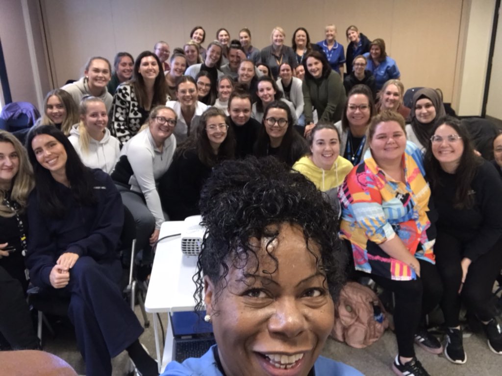 dunkleybent's tweet photo. Such a privilege to meet with 38 preceptee midwives, 8 days qualified. Welcome to the midwifery profession. #Inspired by your preceptorship programme which is second to none @AlisonLMurray &amp; team &amp; your retention data for preceptors is excellent #thankyou @Yanarichens @perlauaur https://t.co/xKLn33u844