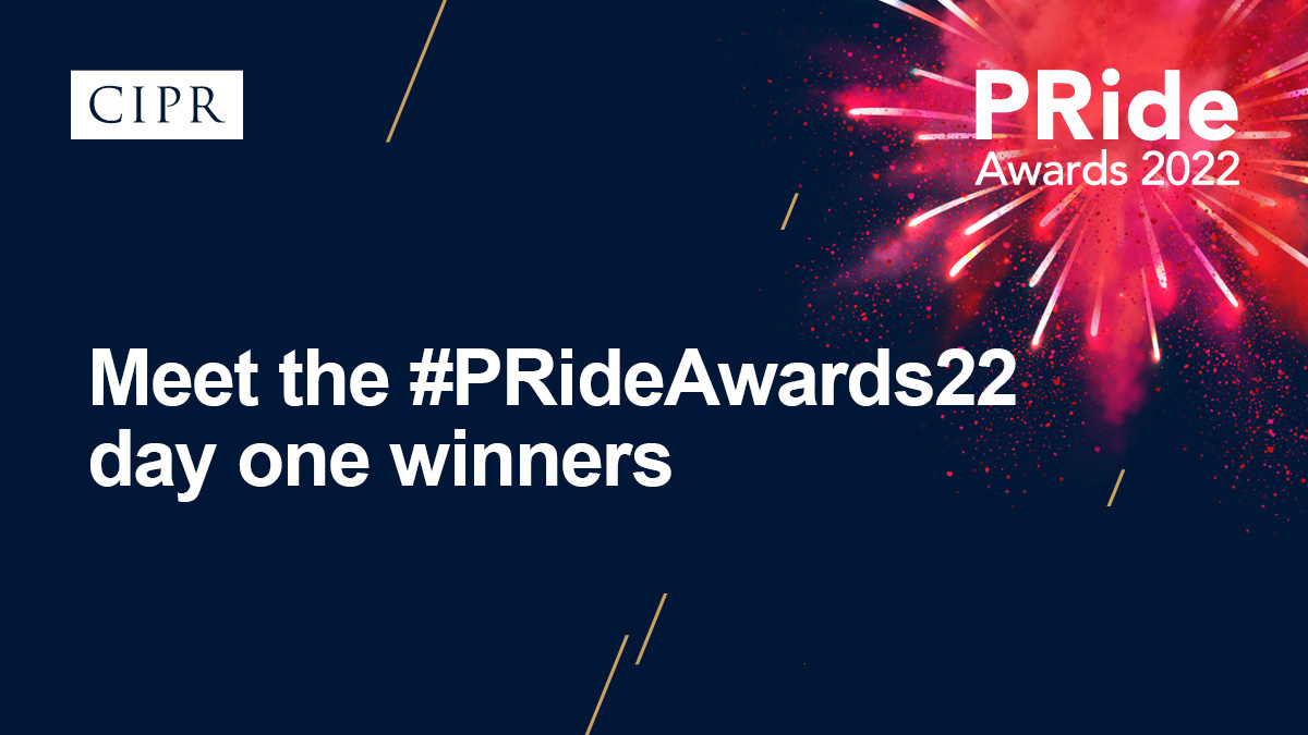 CIPR_Awards's tweet photo. Congratulations to all the winners on day 1 of the #PRideAwards22!
Results are now live on our website:
https://t.co/VrJ4bTsJCz
#PRideATC #PRideCYM #PRideYL https://t.co/CN97RvNYFq