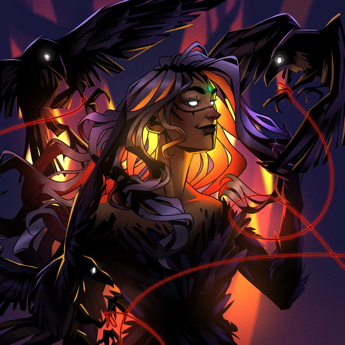 THE RAVEN 

"Living as a hermit deep in the mountains, close to gates of Valhalla, The Raven receives desperate souls seeking answers. Beware the old man beside your path, or the sheer presence of ravens. She may be watching."

vesea.io/profile?addres…