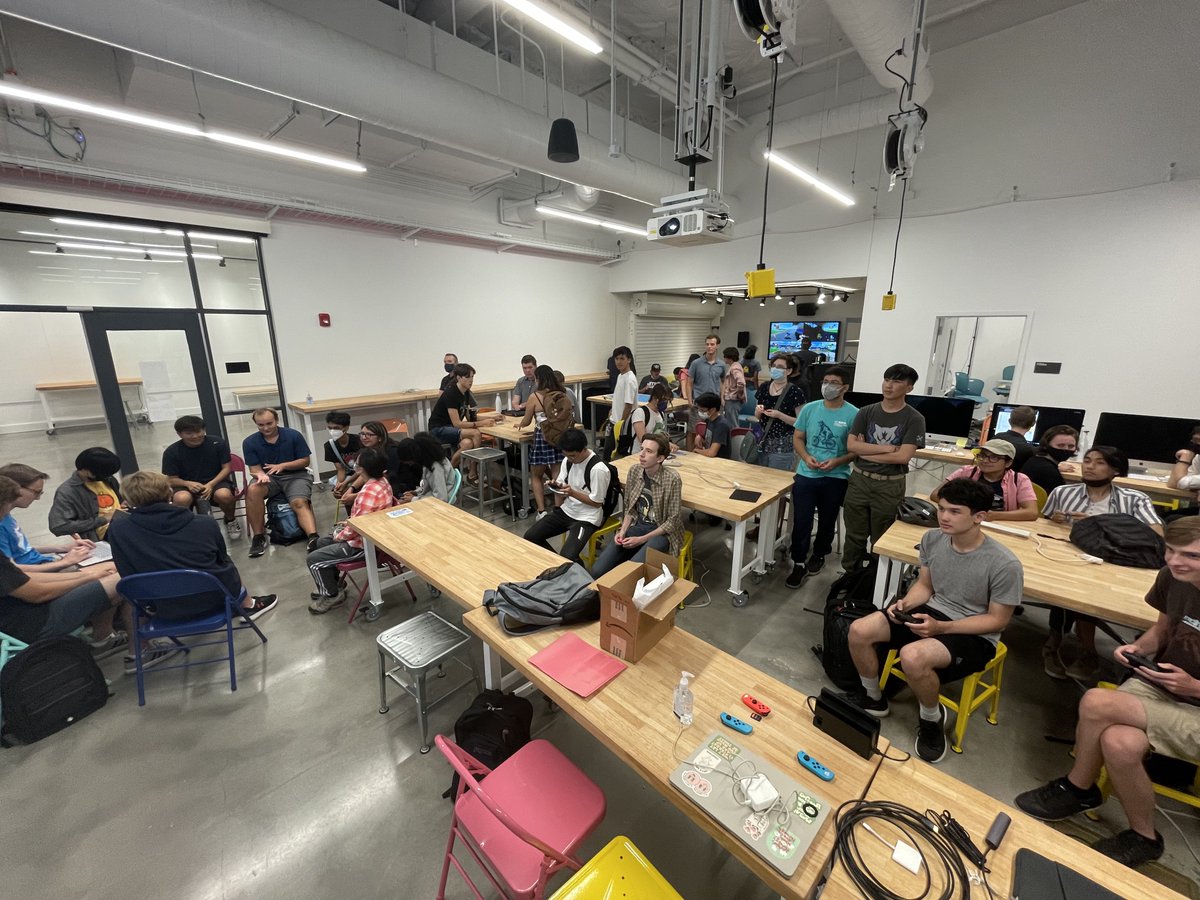 gdacAtDavis's tweet photo. Thanks to everyone who stopped by at our GDAC meetings so far! 👾
Join us again TONIGHT from 7:10-8:10pm in Cruess 1106 for a Debrief on Game Development and a Unity Demo for beginners! 💻 (bring your laptop!)
If you can’t make it, we post any info/slides on our Discord after! https://t.co/bct0t8yfdK