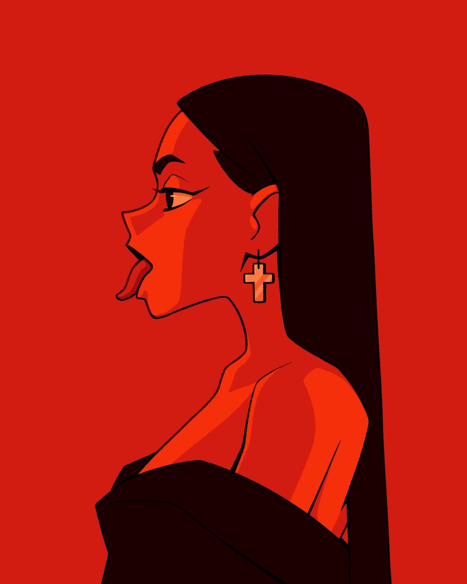 Inktober jour 9 : Encore pas suivi le thème

J'ai fait une version couleur mais je préfère en noir et blanc

Je fais une vidéo par jour sur YouTube pour montrer la création de chaque dessin, lien en bio !

#inktober #inktober2022 #digitalinktober