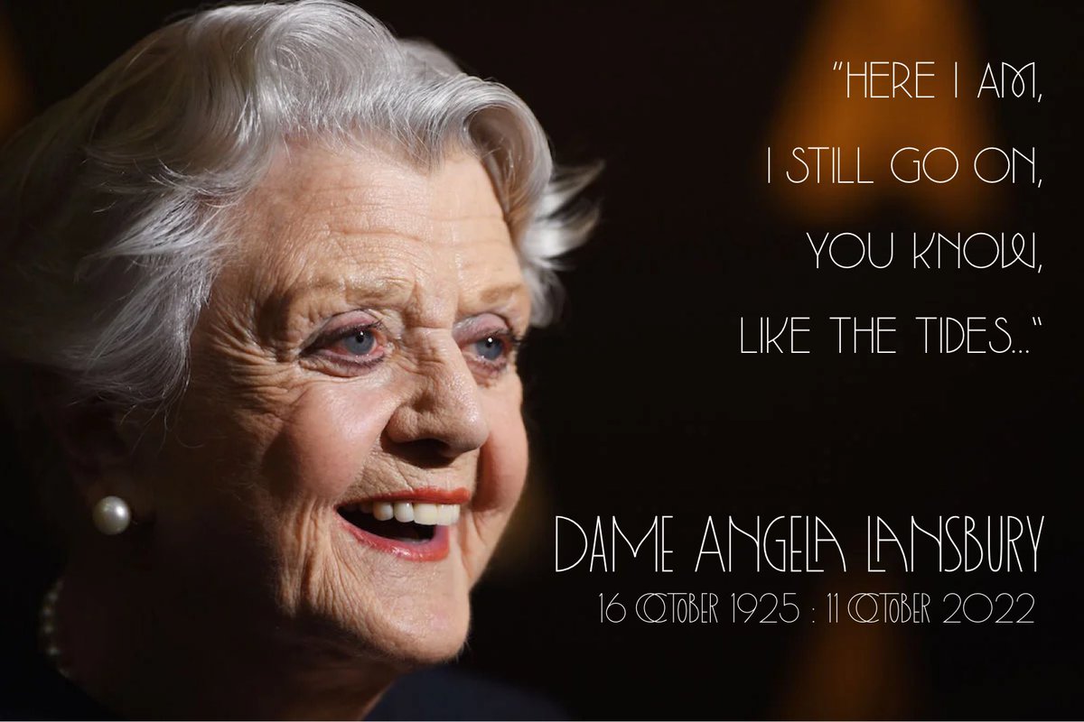 God speed, Dame Angela… #RIPAngelaLansbury