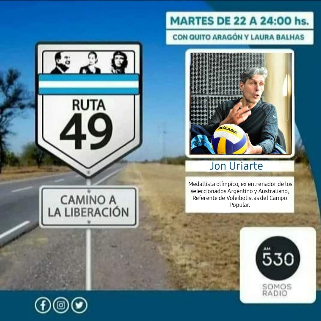 defierroradio's tweet photo. Ruta 49, El Camino de la Liberación 
🛣️4️⃣9️⃣ 
🎉 Subite a la Ruta de la Justicia Social 🎉

Conducen @quitoaragon y @LauraBalhas

Vamos a estar charlando con:
🎙️ Jon Uriarte 
🎙️ @AntooHherrera
🎙️ Ana Negrete 
🎙️ Melisa Barraza 

¡De 22 a 24hs en @somosradioam530!
#Ruta49 https://t.co/DY1it40I8d