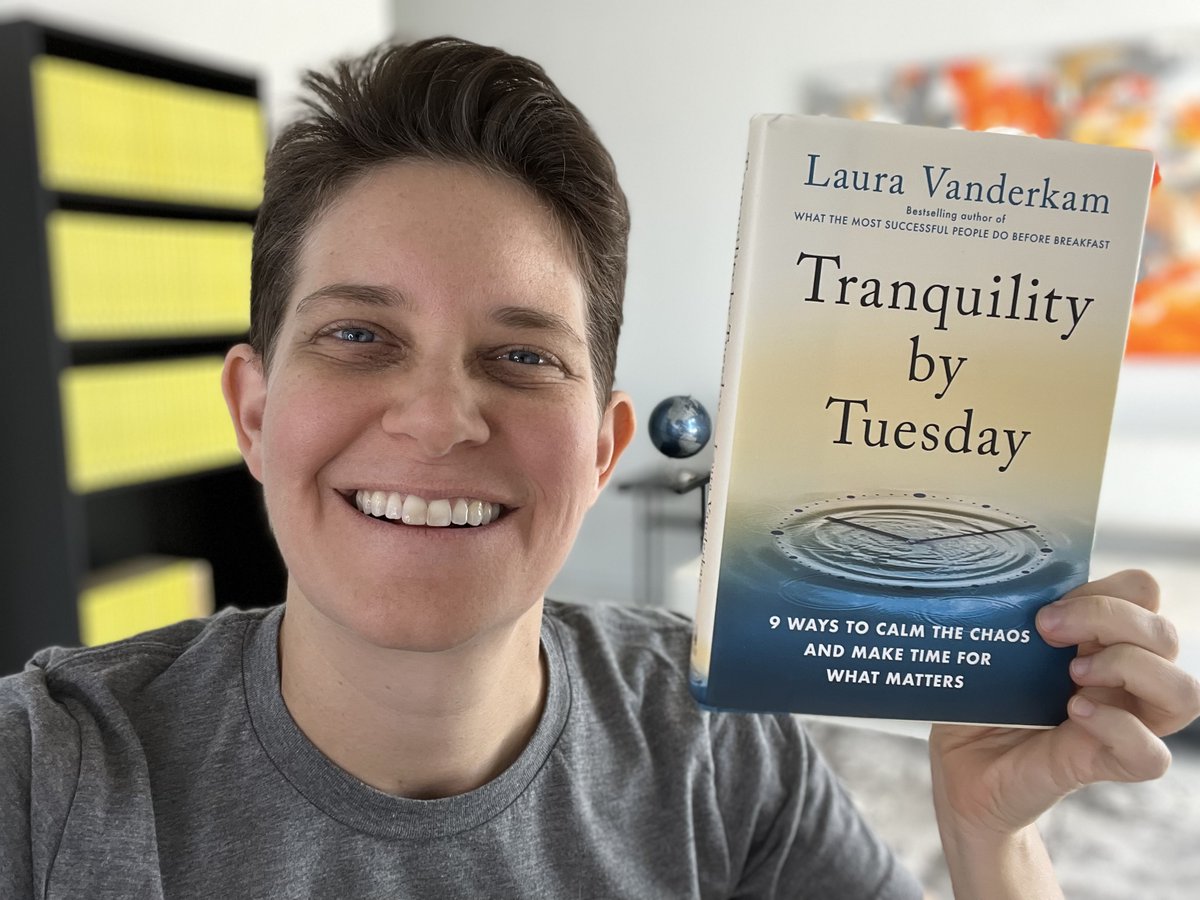 dorieclark's tweet image. Congratulations to @lvanderkam on today’s launch of Tranquility by Tuesday! 

This is a fantastic book to learn how to make time for what matters, no matter how busy your schedule may be!