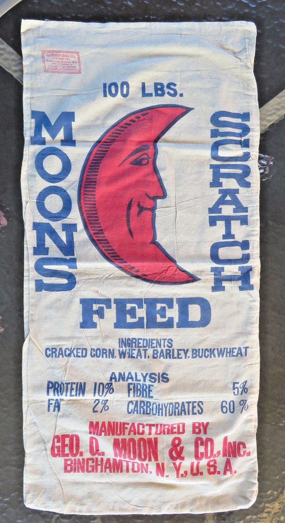 TadCarpenter's tweet photo. graphic design peaked with feed n seed bags https://t.co/5YZmyuWemz