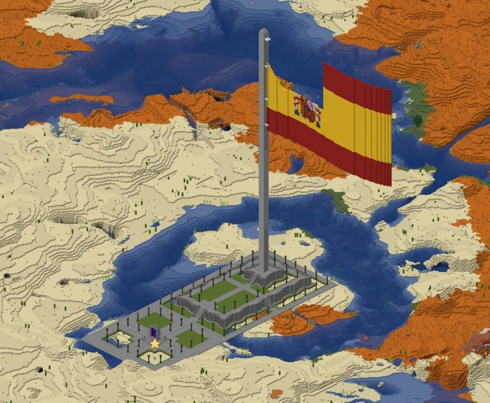 Adrianito4747yt's tweet photo. Progreso en 1 hora y 45 minutos: 75% terminado y 65% del escudo
🇪🇸🔥❤️💛❤️
#Espana #Minecraft #survival #MinecraftServer #minecraftsurvival #flag #minecraftflag #spainflag #banderaespaña #minecraftbandera #Bandera #Spain #megaproyecto #epicbuilds #Minecraftbuild https://t.co/nqfFt0FAeX