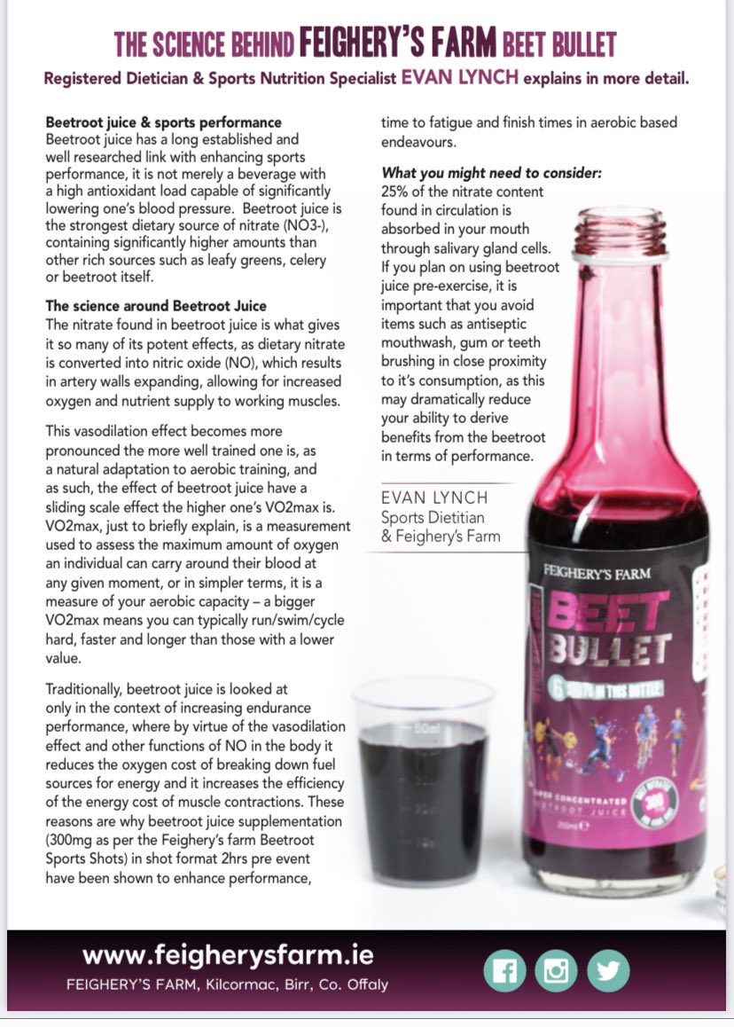 feigherysfarm's tweet photo. DM if you would like a Flyer of our new product .. the BEET BULLET sent directly to you.. as you might need magnifying glasses π π₯Έ to read it here π€
#concentratedbeetrootjuice #beetroot #beetshots #nitricoxide #sportsdrink #stamina #recovery #beetbullet https://t.co/nHVlOvzq8v