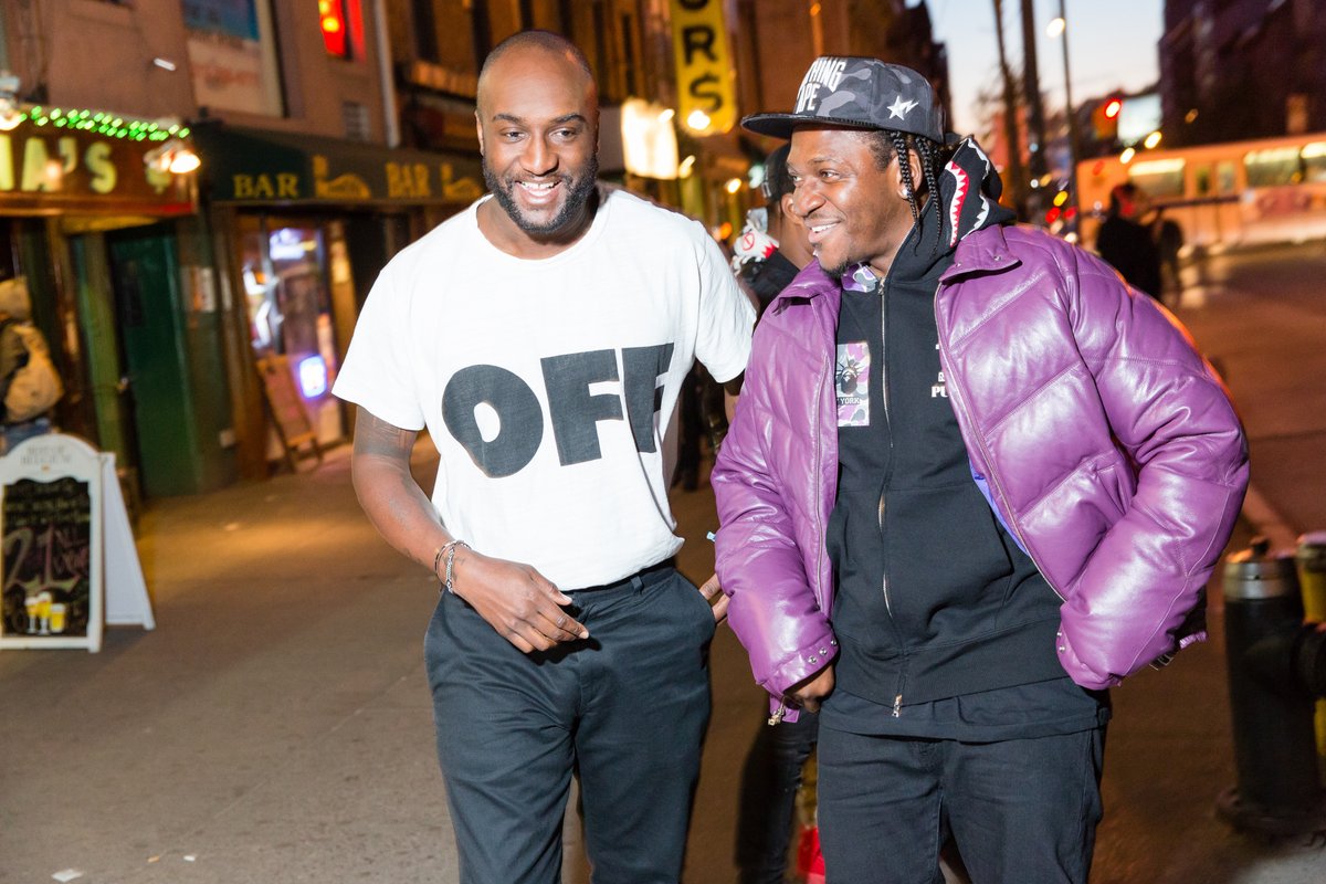 For @RollingStone's #GRAMMYs FYC issue, @PUSHA_T wears @LouisVuitton Men’s Fall-Winter 2022, the final LV collection by the late icon Virgil Abloh. 📸 Eric Johnson for Rolling Stone, Benjamin Lozovsky/@BFA Read the story/see the rest of the photos: rollingstone.com/music/music-fe…