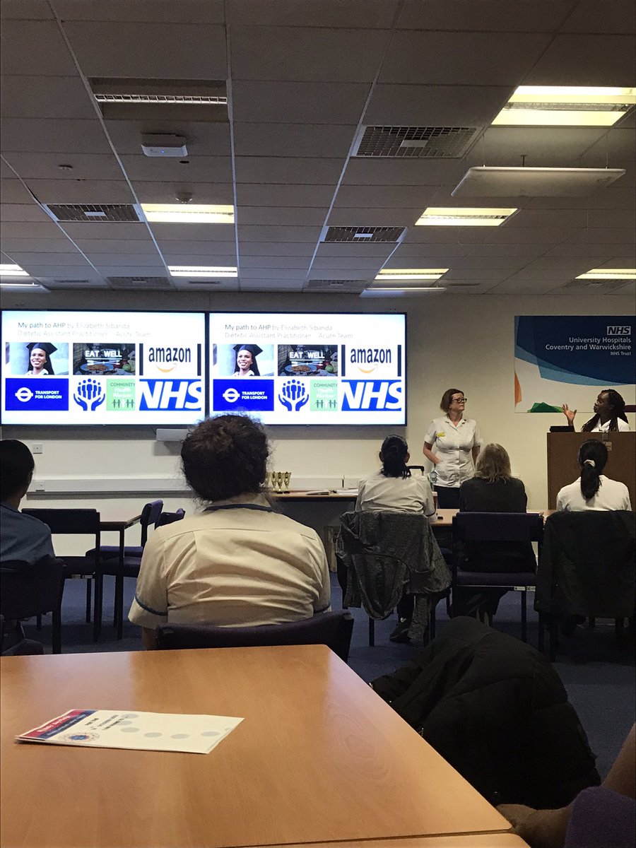 What a great session today, celebrating and recognising the fantastic work done by AHP assistants at UHCW <a href="/AHPS_UHCW/">UHCW_AHPS 💙</a> <a href="/UHCW_SLT/">SLT @UHCW</a> <a href="/UHCWDietitians/">UHCWDietitians</a> <a href="/BDA_Dietitians/">British Dietetic Association</a> <a href="/nhsuhcw/">UHCW NHS Trust</a>
