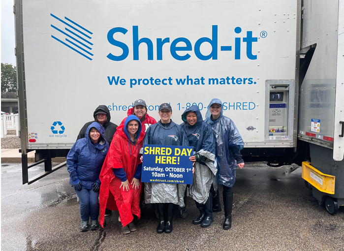 WashTrust's tweet photo. Thanks to everyone who came to our FREE Shred Day Oct 1st. Thousands of pounds of documents were shredded, and hundreds of pounds of food were collected! More events coming on Oct15 in E.Greenwich, Rumford & Westerly! ▶️ https://t.co/y9oRCrPuQW
#WashTrust
#ShredDays https://t.co/z9rB8HiEm0