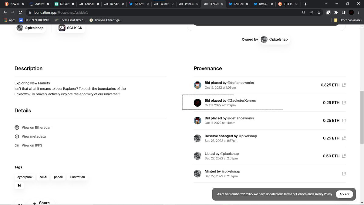Abyss_X_Space's tweet photo. Shill Me Your Art!🖼🖌 0.5 $ETH On Hand 💰💰

RT &amp; Follow! Proof !
But A 🐋Out Bidded Me 😂 https://t.co/y0merKsG1X