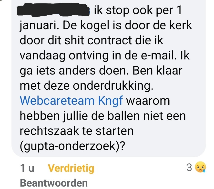 😔😔😔
De stemming vandaag onder fysiotherapeuten. Kleintje <a href="/zorgenzekerheid/">Zorg en Zekerheid</a> zorgde voor veel onrust en boosheid.
<a href="/VGZ/">Coöperatie VGZ</a> die al een paar jaar vooral bezig is de grootste verzekeraar te worden geeft de genadeklap.
Afschuwelijke berichten in tijden van tekorten aan zorgpersoneel--->