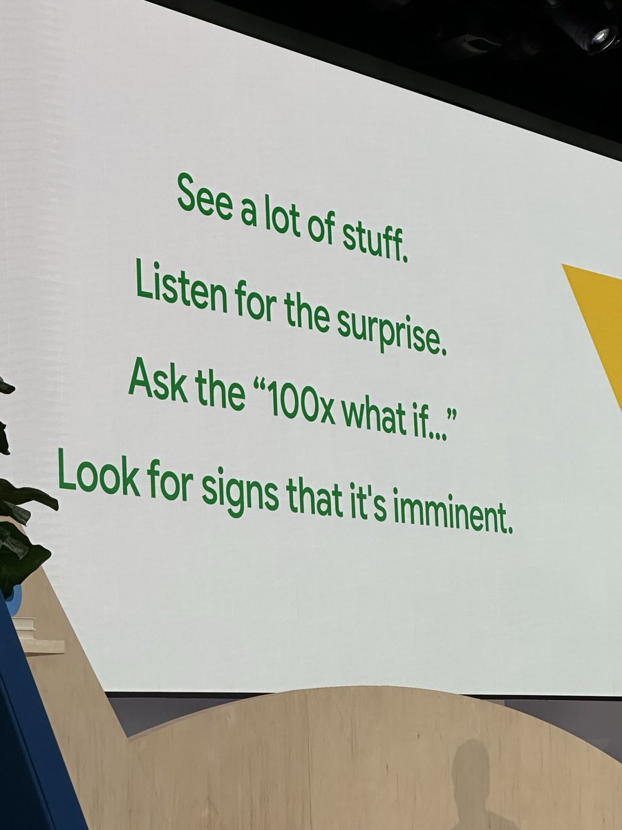 caro_milanesi's tweet image. Here is the playbook according to @claybavor that when coming together can take an innovation have a real impact like #ProjectStarline