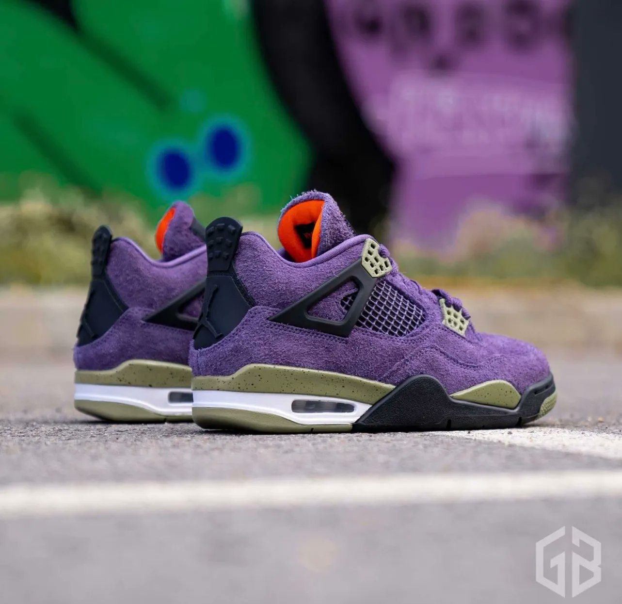 JORDAN 4 CANYON PURPLE CUSTOM DYE – New Fresh Kicks