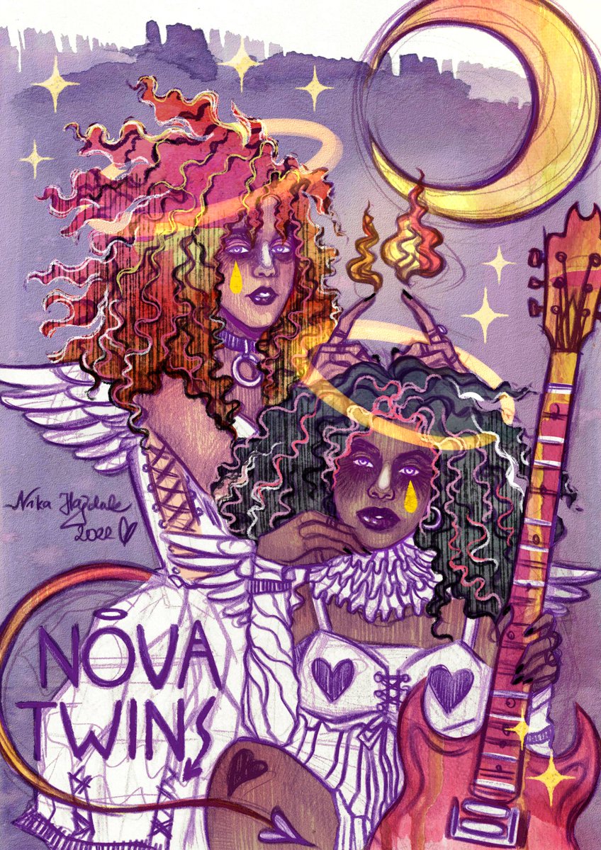Happy #NovaHalloween2022! 👼🏾💫💜 
@NovaTwinsMusic #novatwins