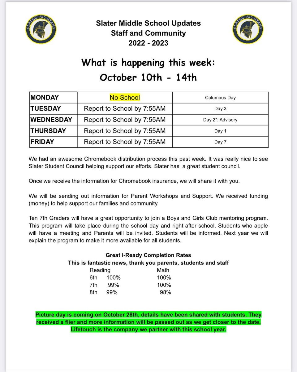 Samuel Slater Middle School tweet media