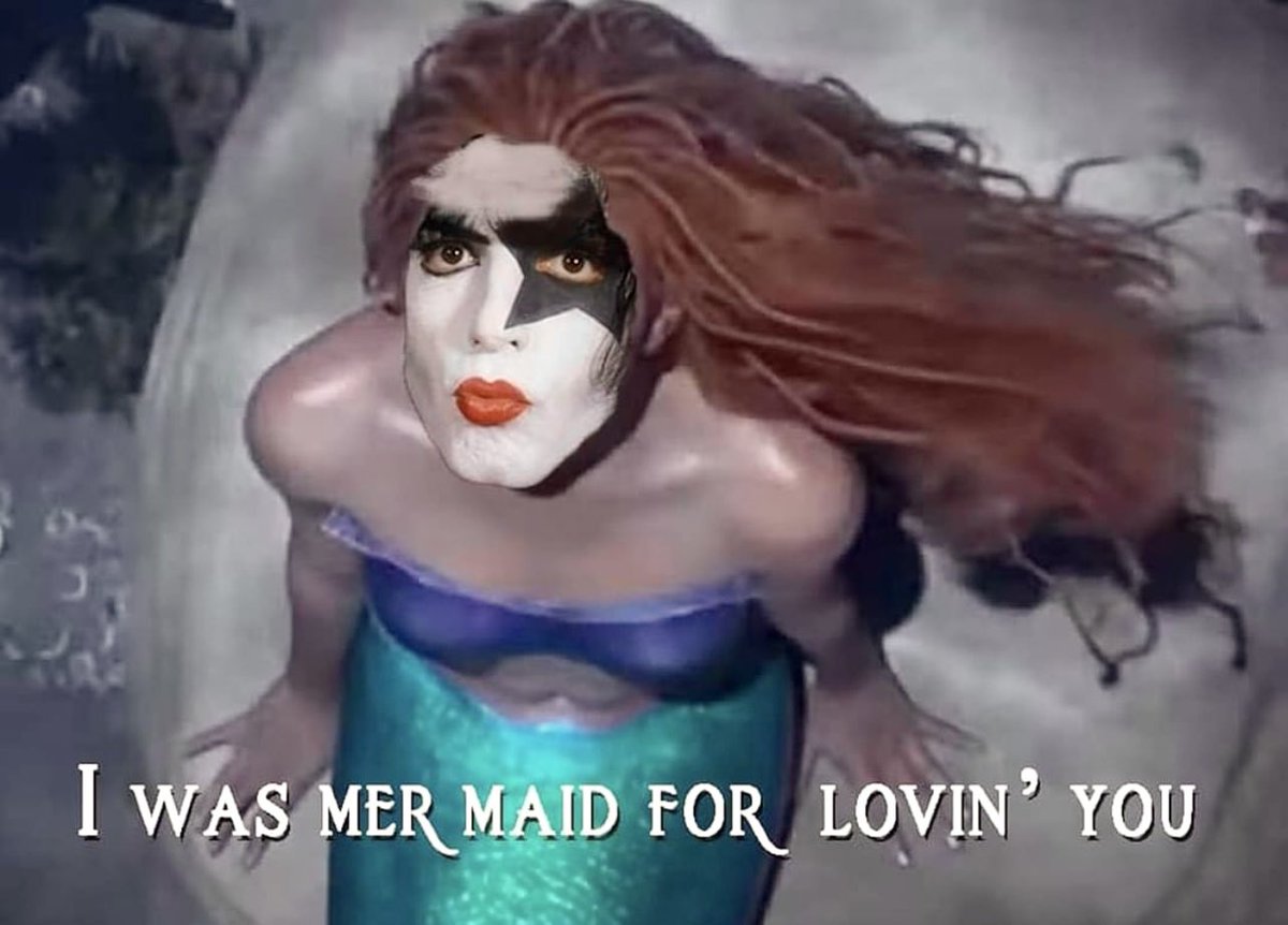 MKoback81's tweet photo. @KISSOnline @PaulStanleyLive #mermaid #kiss https://t.co/8PvzQWEQRK