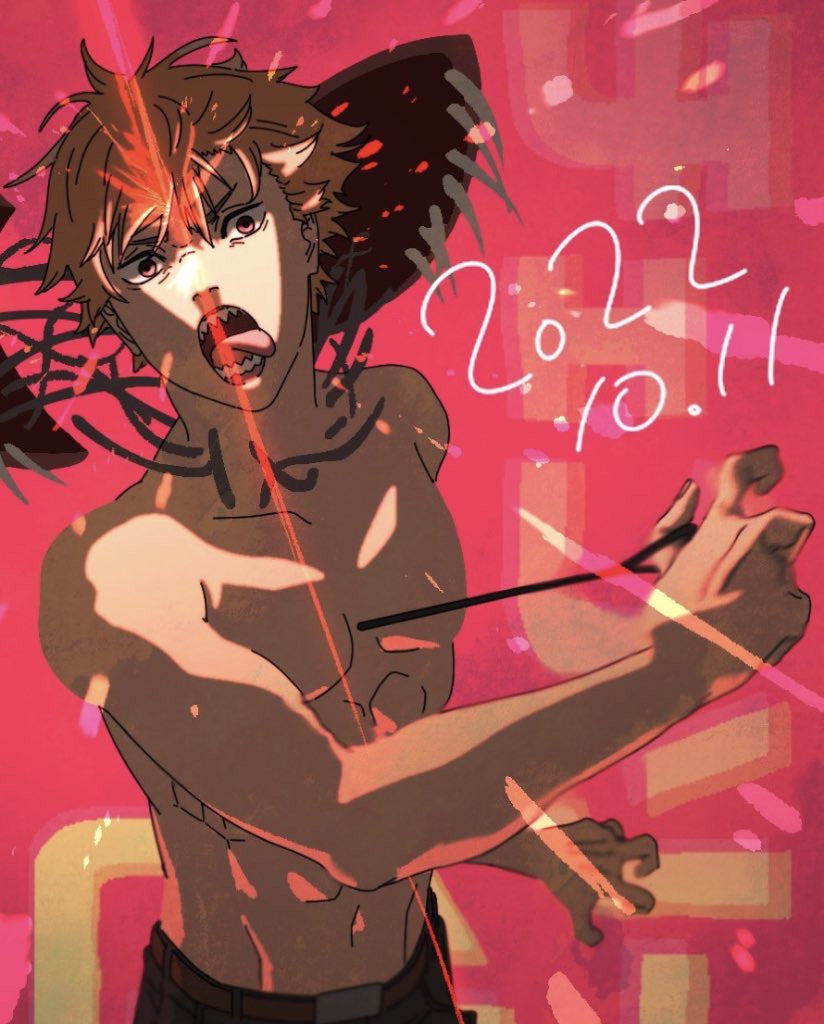 جنون الموسم ❤️
#chainsawman 
#BLEACH