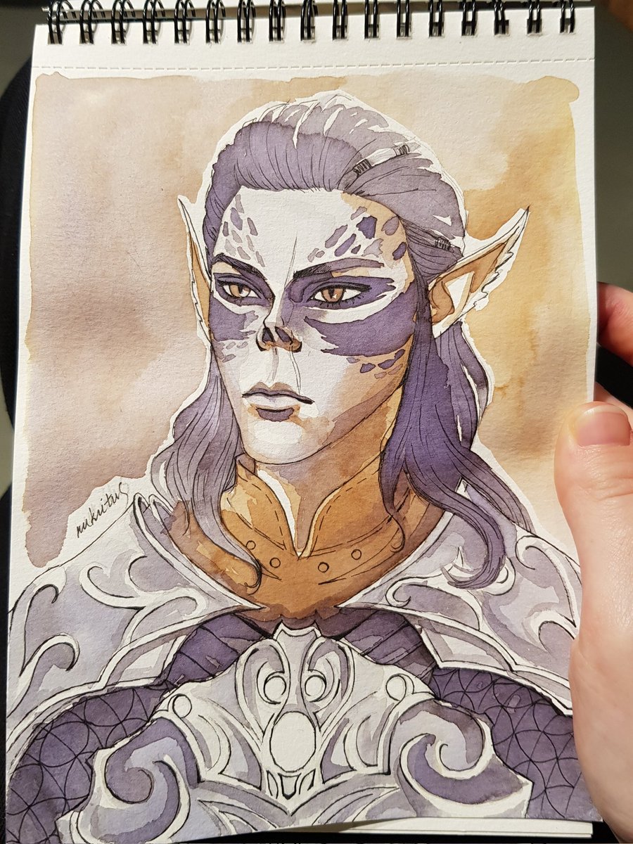 nukritus's tweet photo. Lae'zel in watercolor :)
#baldursgate3 #laezel #fanart #watercolor https://t.co/SSUp36cTo6