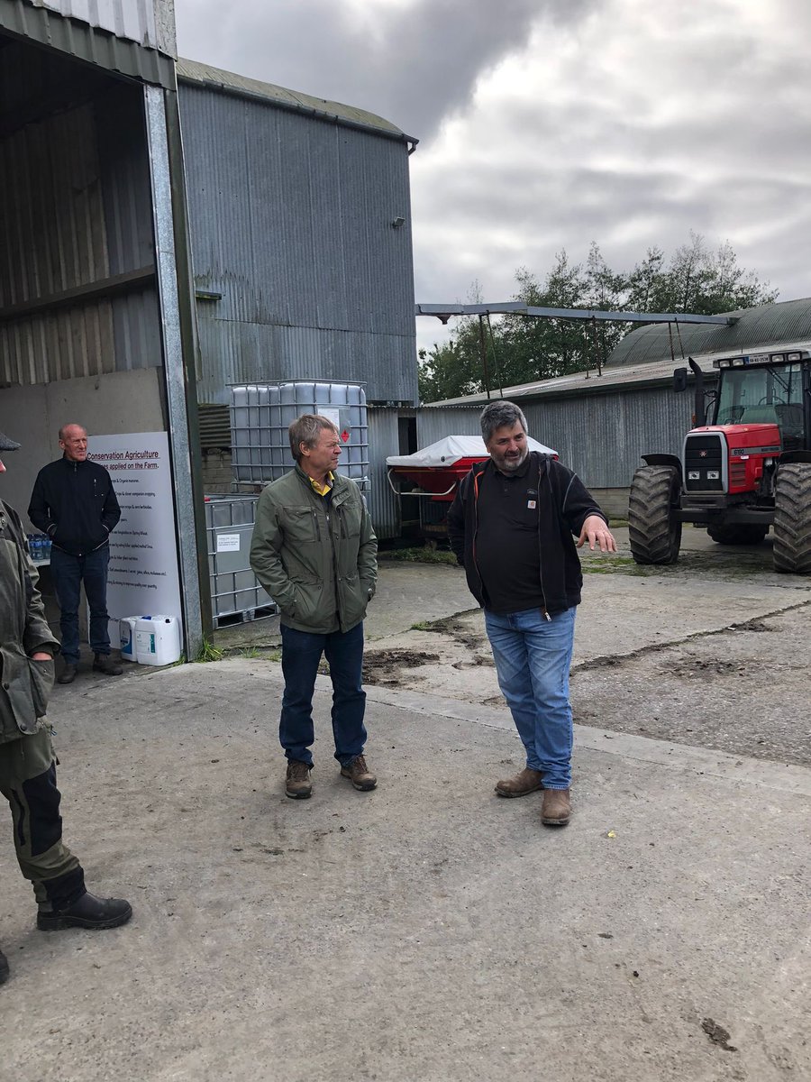 TomTierney18's tweet photo. Busy day today … no-till drilling wheat into mustard &amp; vol OSR.. followed by meeting Danish farmers &amp; then back to the drilling. All drilled up for winter 2023 #notill #duncanag #conservationagriculture #baseIreland @ArableSam @ntsaustralia https://t.co/ojMWqOeUs4