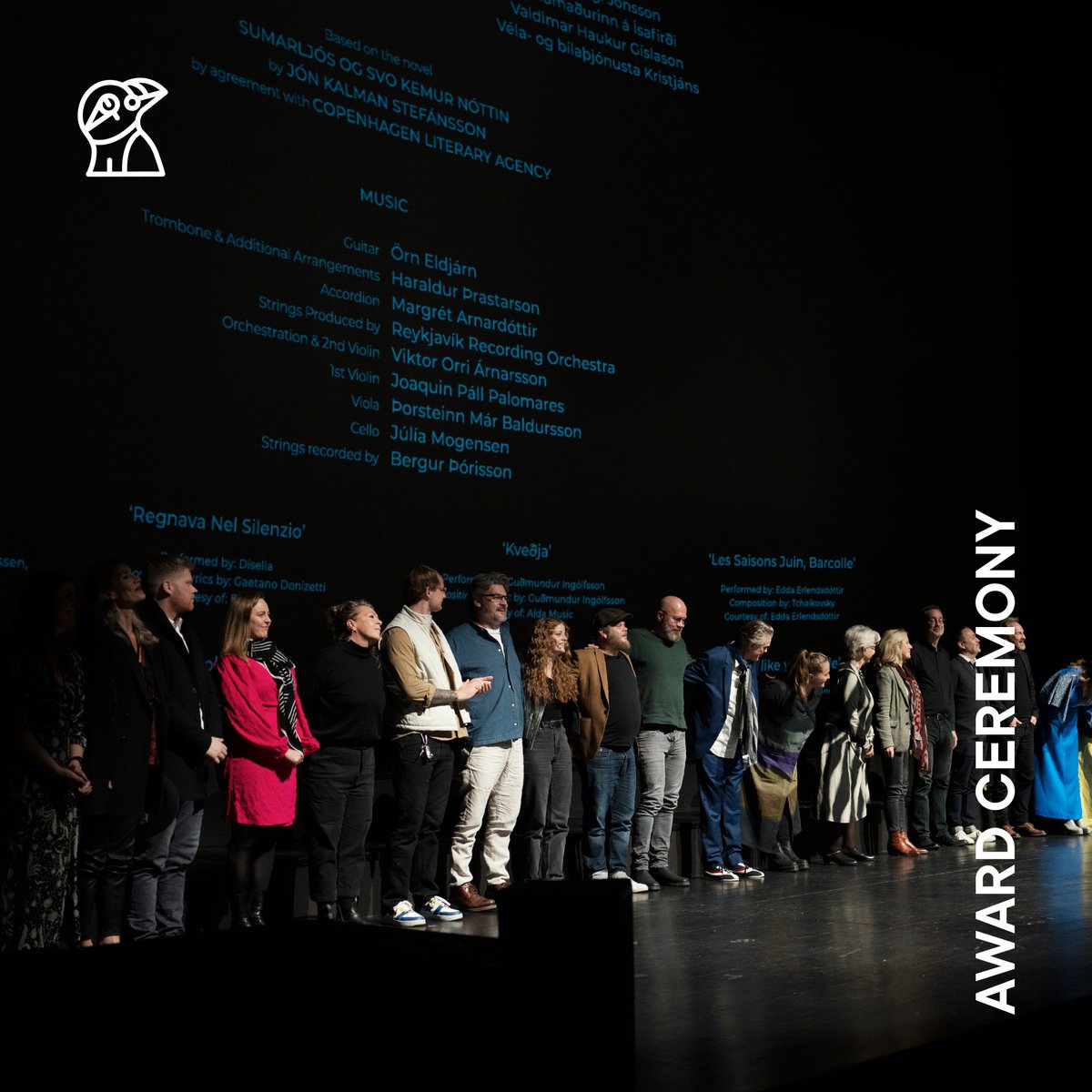 This Saturday the RIFF 2022 awards ceremony took place in Háskólabíó and we had the pleasure to screen the world premiere of 'Summerlight and then comes the night'. It was a lovely evening, congratulations to the winners! 👏🎉
And thank you all for coming!💖