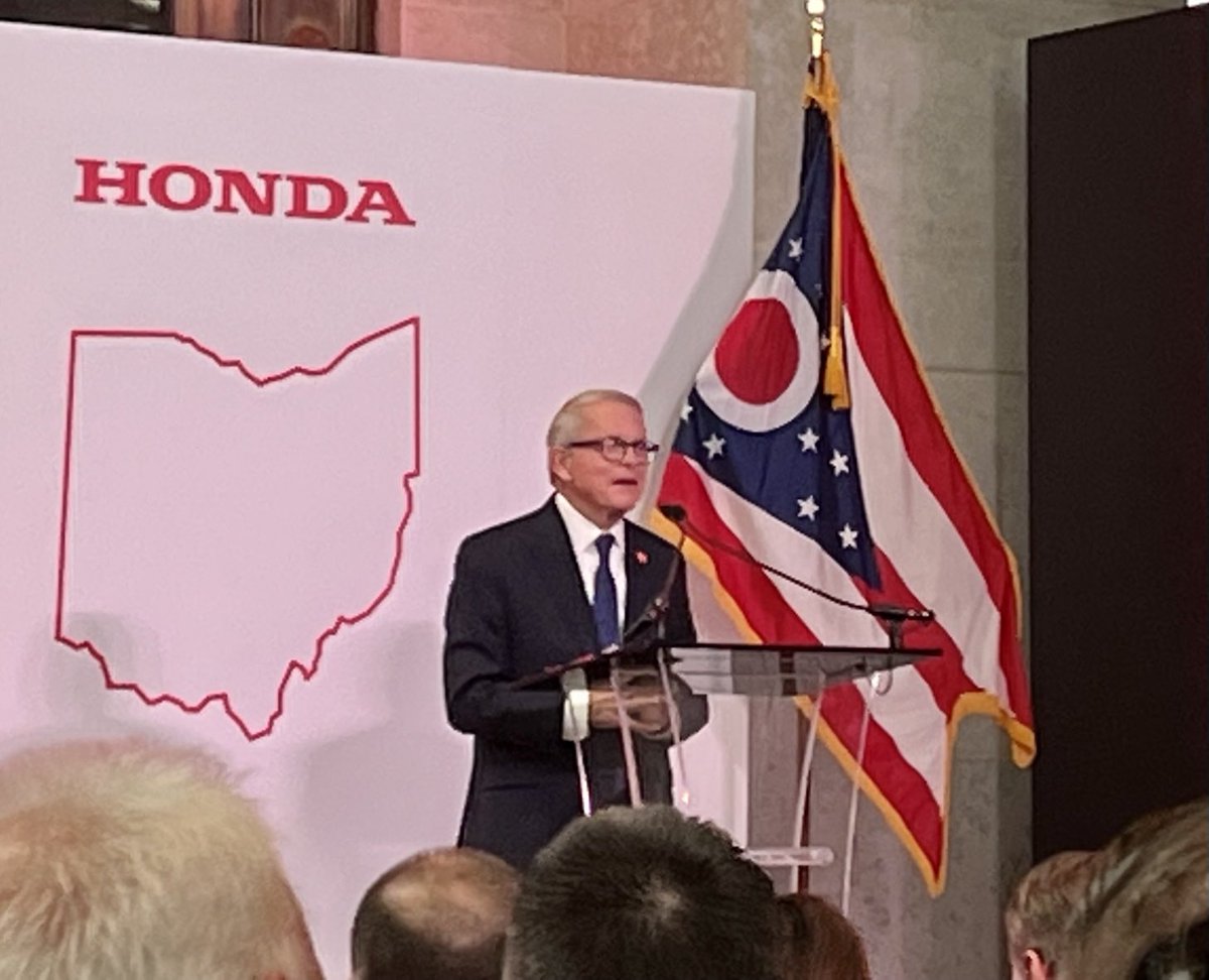 Thanks ⁦<a href="/Honda/">Honda</a>⁩ for your additional commitments to Union and Logan Counties!Thanks also <a href="/Honda/">Honda</a> and ⁦<a href="/LGUS/">LG Electronics</a>⁩ for the huge EV battery investments in Fayette County!