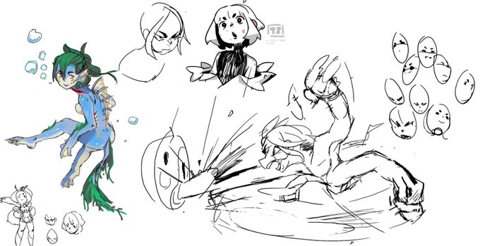 some doodles on Magma (aggie)  app 