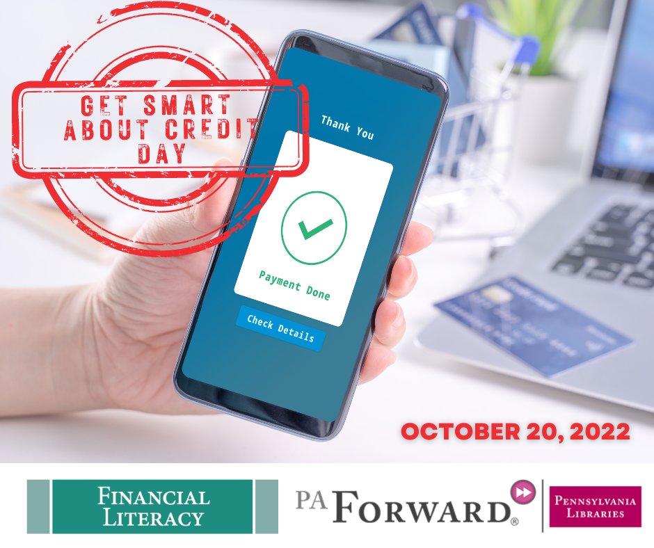 ValleyLibrary's tweet image. Celebrate #GetSmartAboutCreditDay by checking your credit score &amp;amp; seeking the help of a financial adviser who will work closely with you to find out the problems &amp;amp; establish the best solution for a debt-free future.